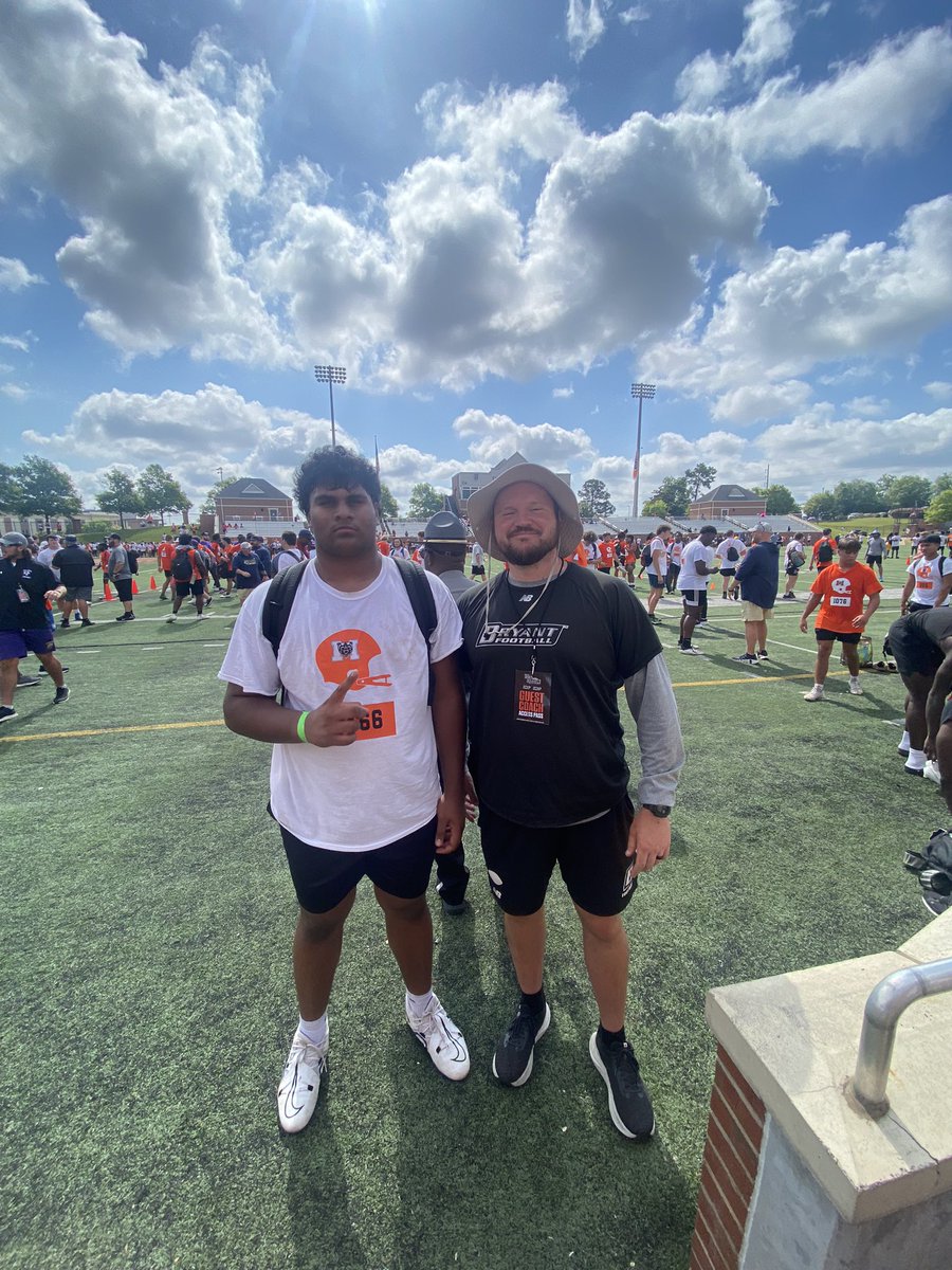 #AGTG After a great camp at Mercer University, I’m blessed to say I have received my 3rd Division 1 scholarship 🅾️ffer to Bryant University‼️
<a href="/CoachCiocci/">Steven Ciocci</a> <a href="/BryantUFootball/">Bryant Football</a> 
<a href="/Coach_McKaig/">Coach McKaig</a> <a href="/CoachMasonQH15/">Coach Mason 🐶</a> 
<a href="/TheLakeShowFB/">Lakeside High School FB Recruiting</a> <a href="/RecruitGeorgia/">Recruit Georgia</a>