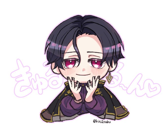 「black hair chibi」 illustration images(Latest)