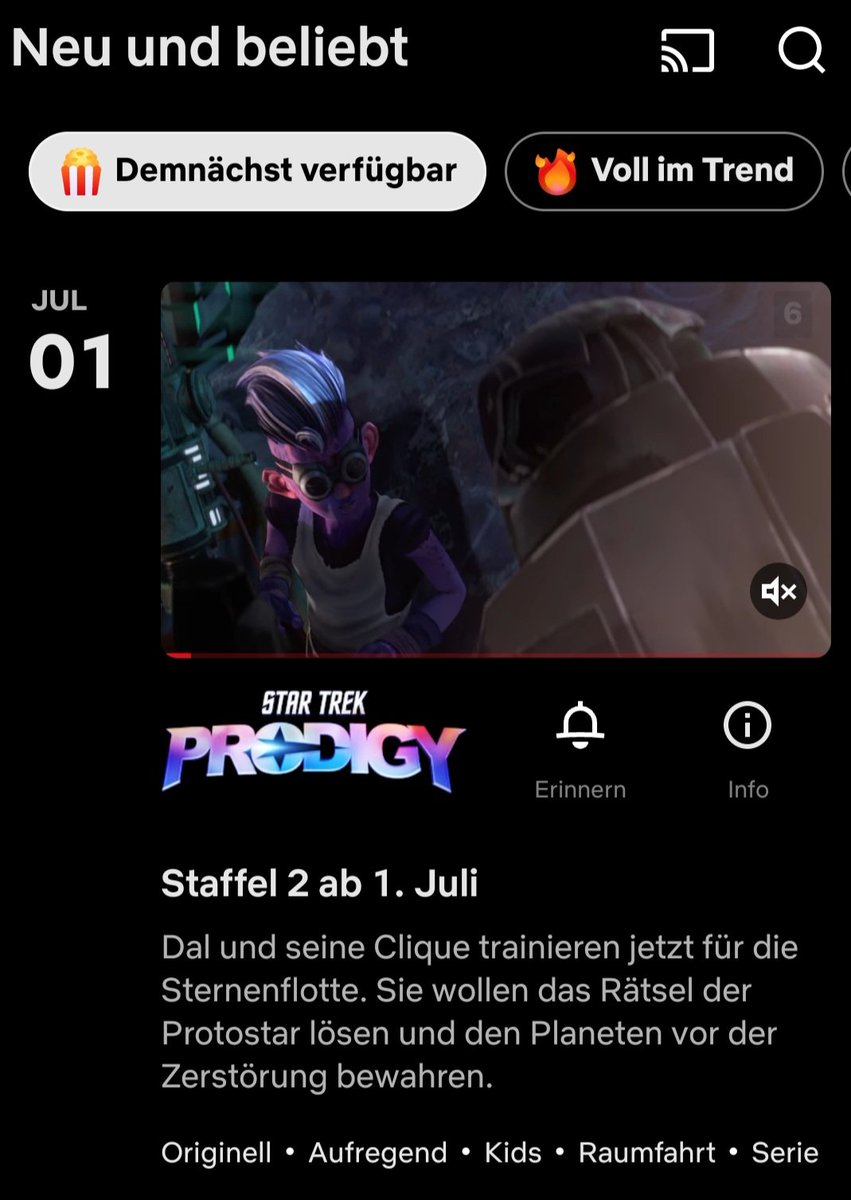 gaghyogi49's tweet photo. #StarTrekProdigy Staffel 2 definitiv auch in Deutschland ab dem 1.Juli! :-)

#StarTrekProdigy season 2 definitely also in Germany on July 1st! :-) https://t.co/FPhm15FAHi