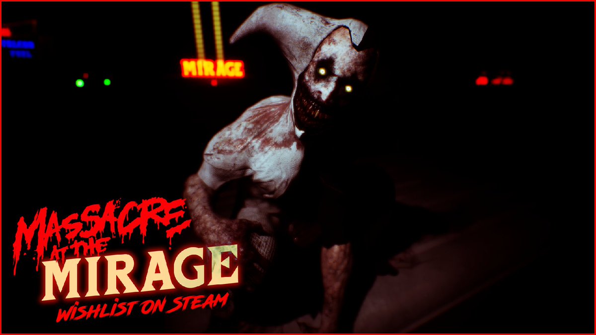 TaintedPact's tweet image. Is everybody in? The show is about to begin! Secure your seat and wishlist Massacre At The Mirage! 📽️🍿

Like and repost if you love all things horror!

@AssembleTeam #horror #unreal5 #indiegame #indiedev

Link down below vv