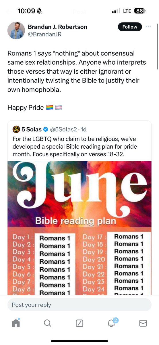 HisHelpMyHealth's tweet photo. @BrandanJR -> According to #Scripture , you will not inherit the #KingdomOfGod. 
#YouAreAnAdvocateForEvil #GodWillJudge
#WithoutExcuse #ReprobateMind #Christianity https://t.co/m8JFFRvg63