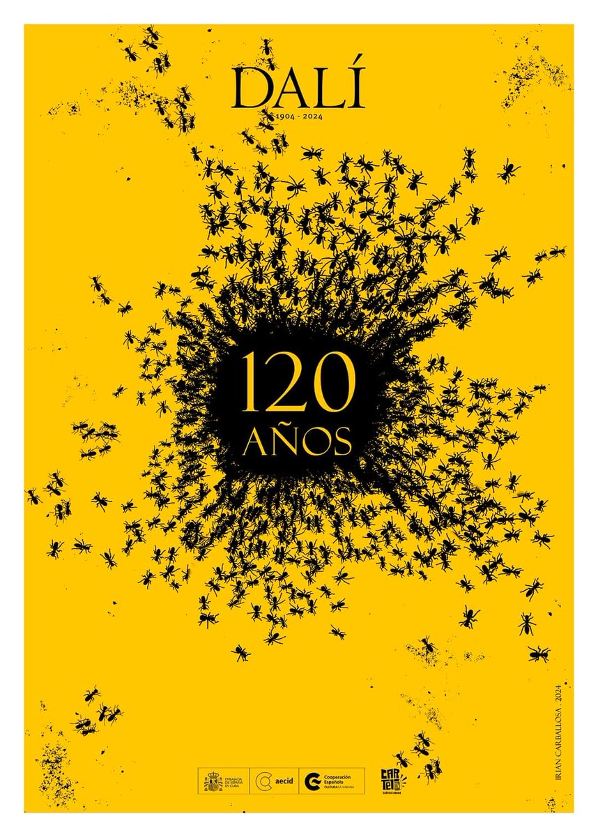 📣Y LOS PREMIADOS SON....🏆🏅
ACTA DEL JURADO:
Menciones y premios: 👇👇👇
PREMIO MEJOR CARTEL A:
Julio Montesinos,
PRIMERA MENCIÓN A:
Daniela Maura Galán
SEGUNDA MENCIÓN A:
Irian Carballosa
 #artecubanocontemporaneo #artecubano #dalí120 #salvadordalimuseum