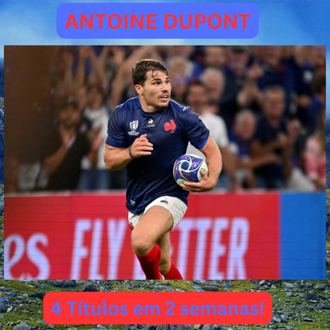 Martonirugby's tweet image. Antoine Dupont, genio!!!!

Conquistou a incrivel marca de 4 troféus em 2 semanas.

Grupo: Campeão Europeu com Toulouse e Campeão Circuito Mundial de Seven com a França.

Individual: Jogador Europeu do Ano e Novato do Ano no Seven.
#rugby #rugbyplayer
#rugbynaespn #francerugby