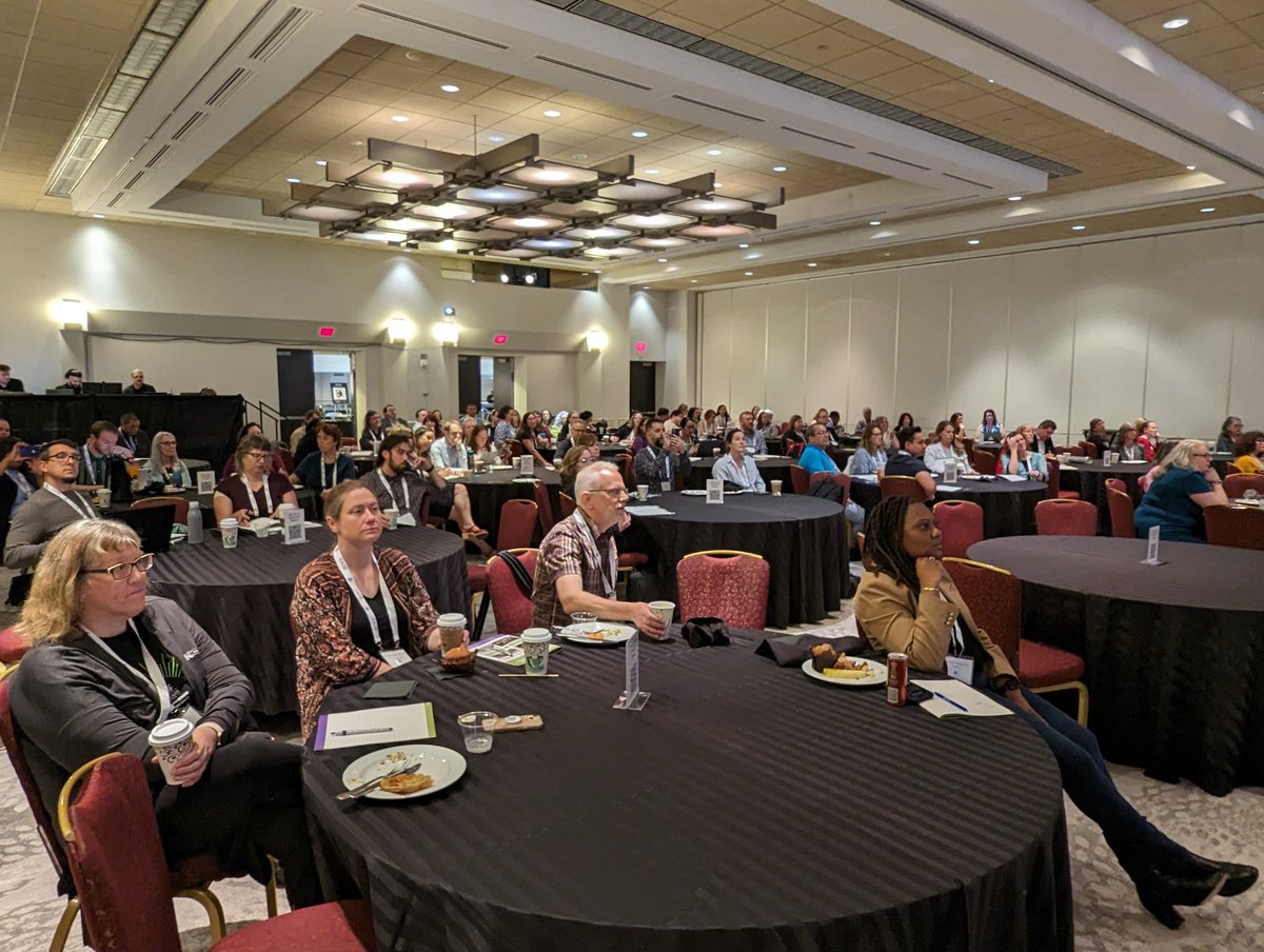 ALPdeved's tweet photo. Awesome kick off to the conference with Matt Petersen and Kristin Sericati from NWTC. #CADE2024 https://t.co/pEl6OloGLF