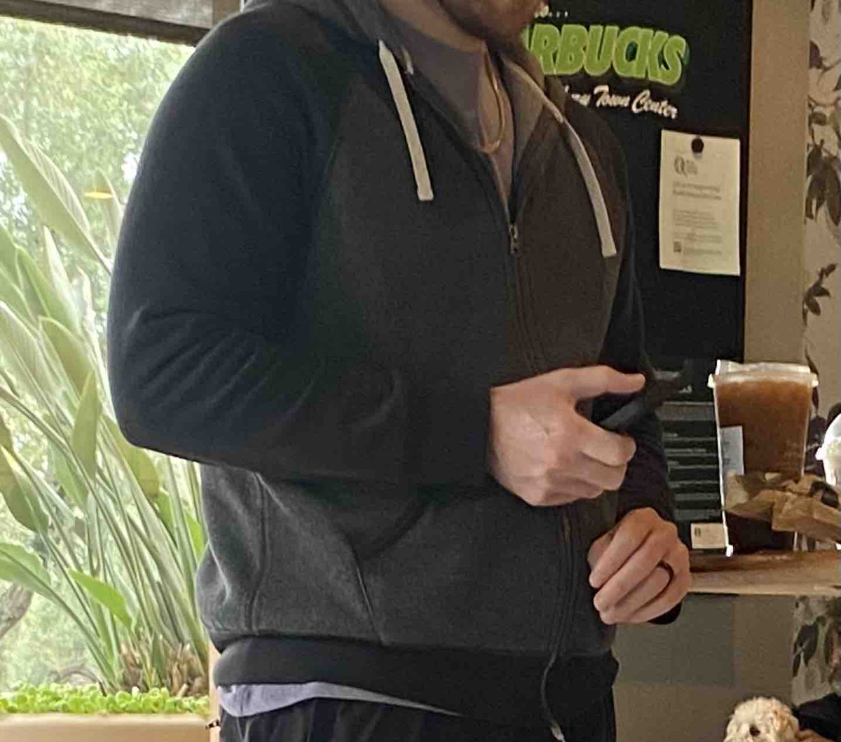 ScanmyphotosC's tweet photo. You ever notice @Starbucks is like a human statue museum? Everyone’s mind-melded with their phones, ignoring the world. We came for coffee and conversation, not silent scrolling. Look up, talk, and leave your phone behind. The world looks better in HD. #TalkToHumans #LookUp https://t.co/O9Hgsi1YXP