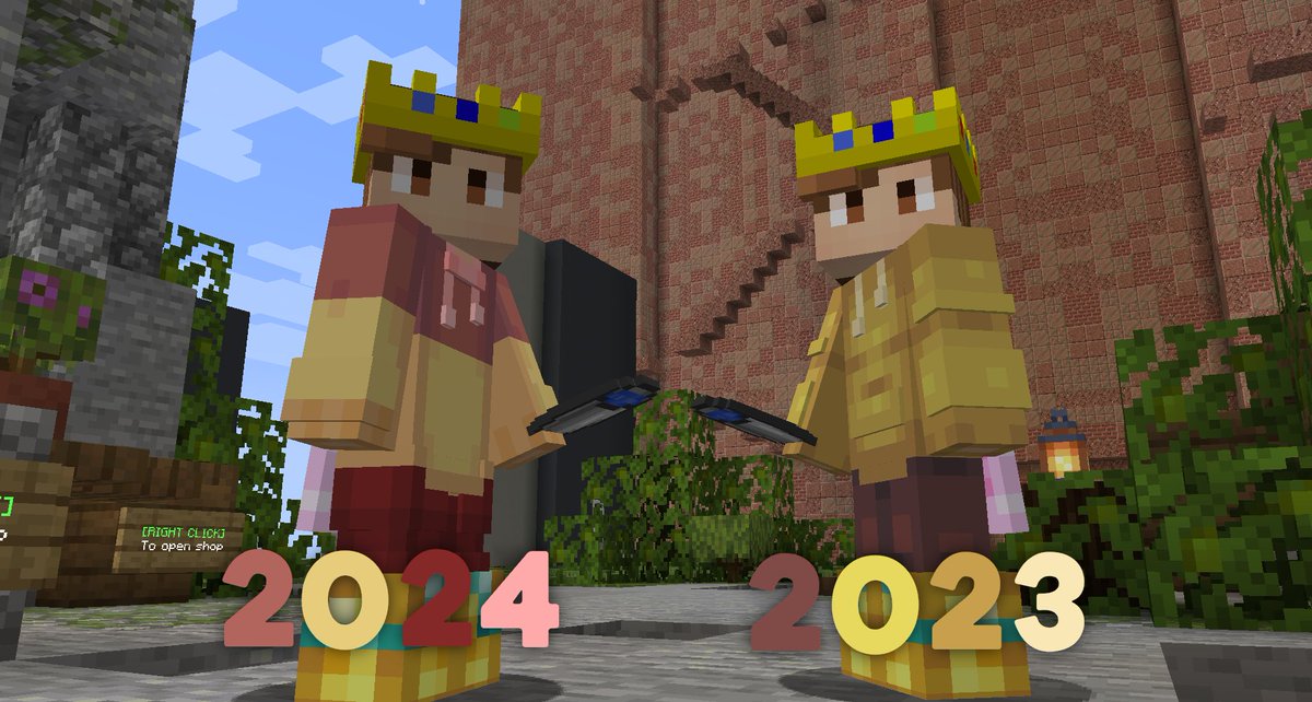 I updated my skin!

Rest In Peace Old Skin!

2023 - 2024! 

I'll still wear the old one from time to time especially in Loop!

Also I'm wearing Techno's crown (dw about it)