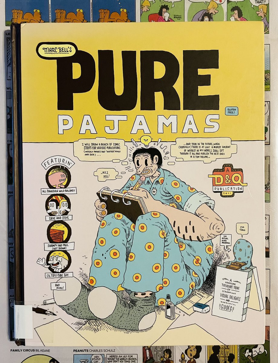 Another library book I think I’m going to track down for the collection. Marc Bell’s stuff is TWISTED and I love it. #Comics