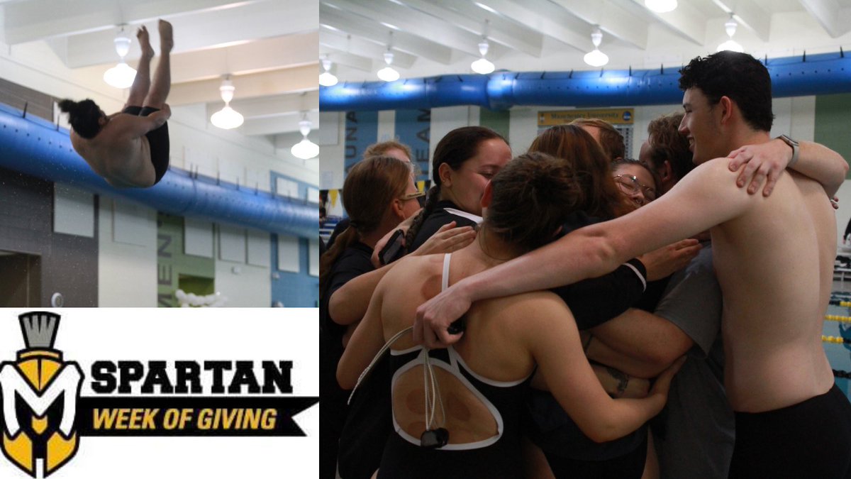 WE ARE OVER HALFWAY TO OUR DONATION GOAL!! Thank you to everyone who has helped! There is still all this week to help support your Spartan Swimmers and Divers! Click the link! Any donations are not required and are greatly appreciated!!

mygift.manchester.edu/campaigns/manc…