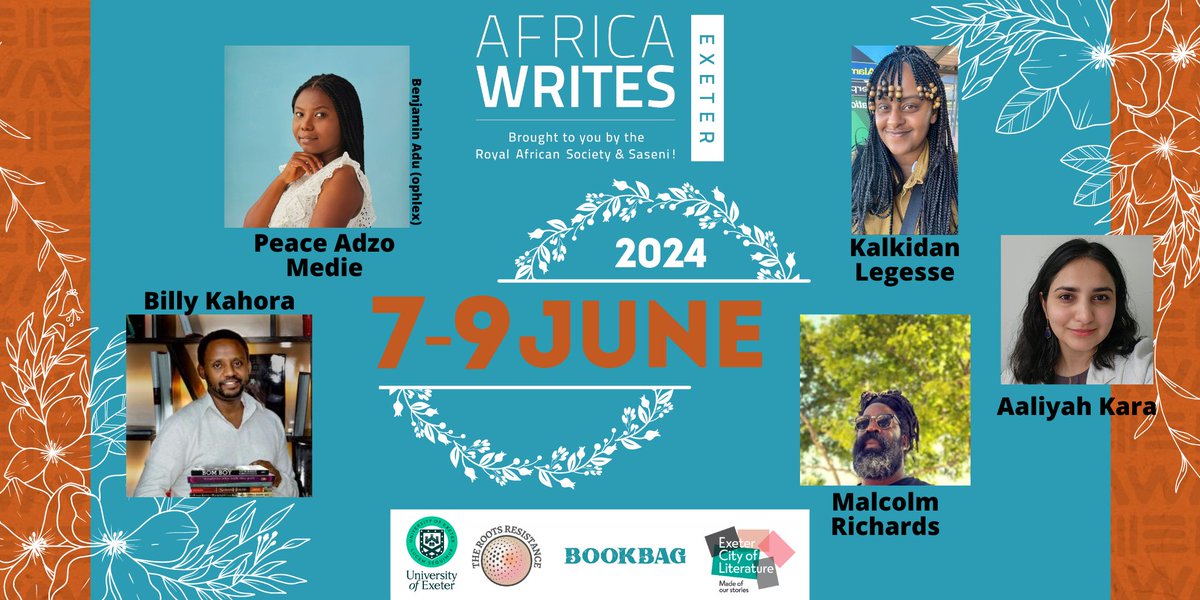 Join us for an evening of books and inspiration with Aaliyah Kara, Billy Kahora, Kalkidan Legesse, Malcolm Richards and <a href="/PeaceMedie/">Peace Medie</a>.

This event will take place on Saturday 8 June at 17:45 at <a href="/bookbagbookshop/">Bookbag</a>.

Get your tickets now:
eventbrite.co.uk/e/african-book…