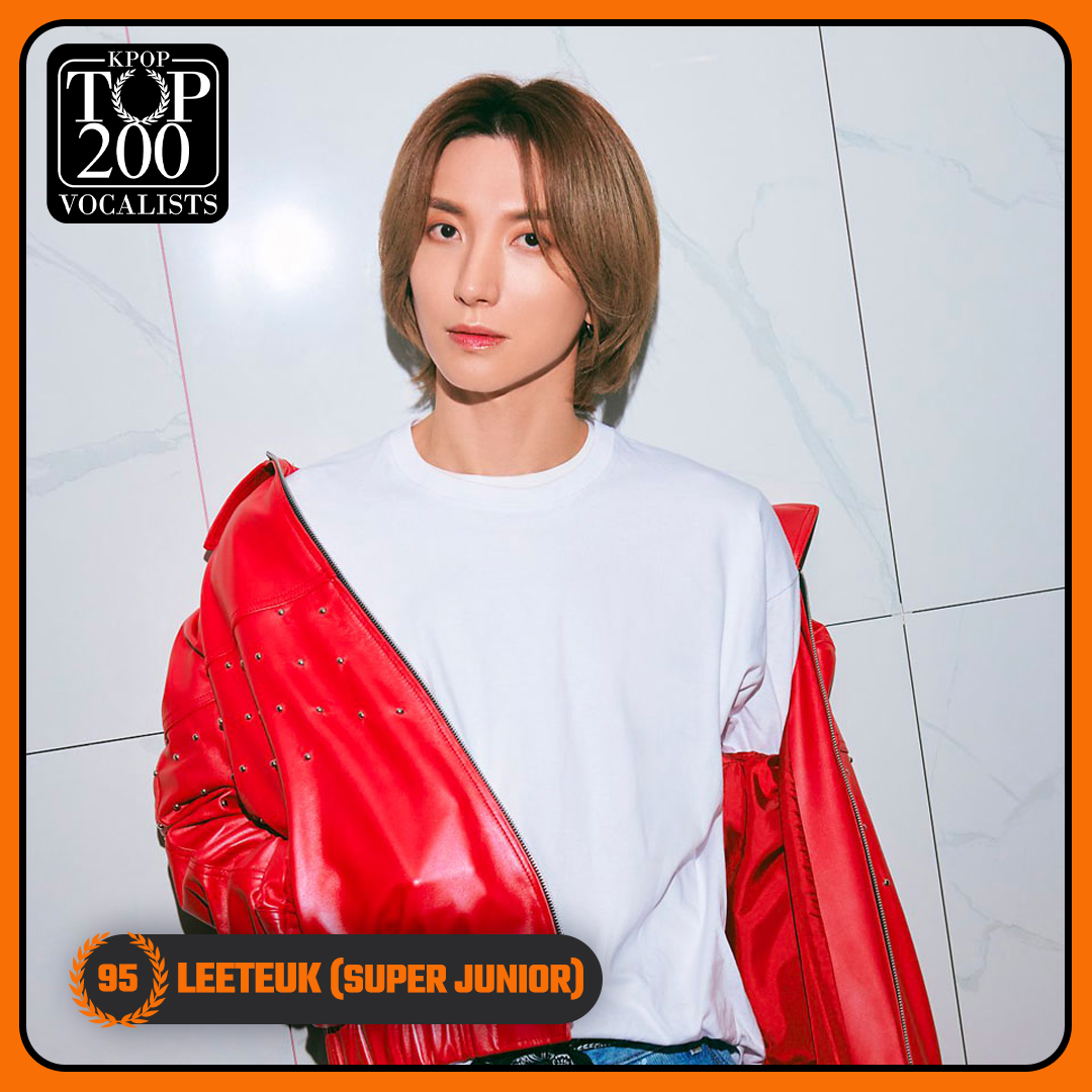 TOP100KPOP's tweet photo. TOP 200 – K-POP VOCALISTS

#95 LEETEUK (#SUPERJUNIOR)

Congratulations! 🎉 https://t.co/F0iMuympAP
