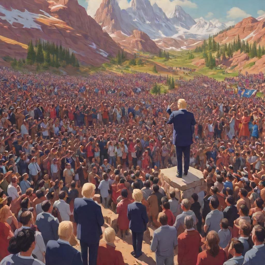 MountTrumpMore_'s tweet photo. Join us in celebrating Mount TrumpMore! 

This historic addition to Mount Rushmore symbolizes our strength and unity.

Together, we will Make America Great Again! 🇺🇸 $MTRUMP #Trump2024 #MountTrumpMore #MAGA https://t.co/A2RhFVXMiy