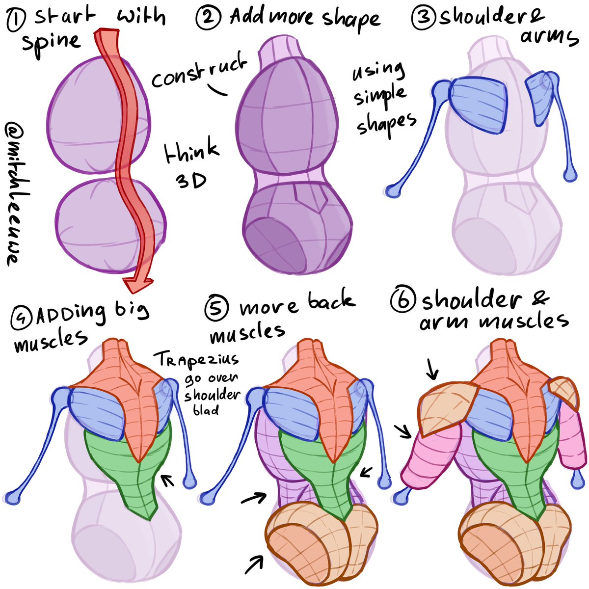 Study anatomy. You don't have to know everything. But it helps to understand the basics