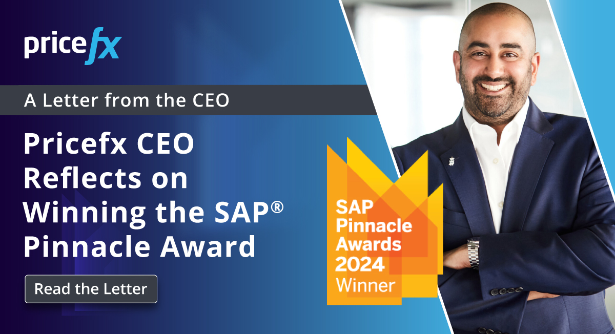 Pricefx is thrilled to be named an SAP Pinnacle Award winner! Thank you to our amazing team, partners, and customers for making this possible! #SAPPinnaceAward #PricingSoftware
okt.to/5eakbI
