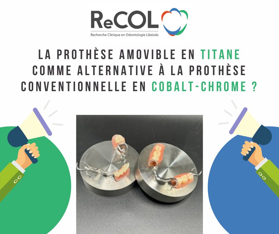 ReCOL_asso's tweet photo. ❗️❗️📢Plus que 4 jours📆 pour participer à l’enquête sur les prothèses amovibles en titane comme alternative aux prothèses conventionnelles en cobalt-chrome.
https://t.co/N8LkGh2G6I https://t.co/RePjqhdkRR