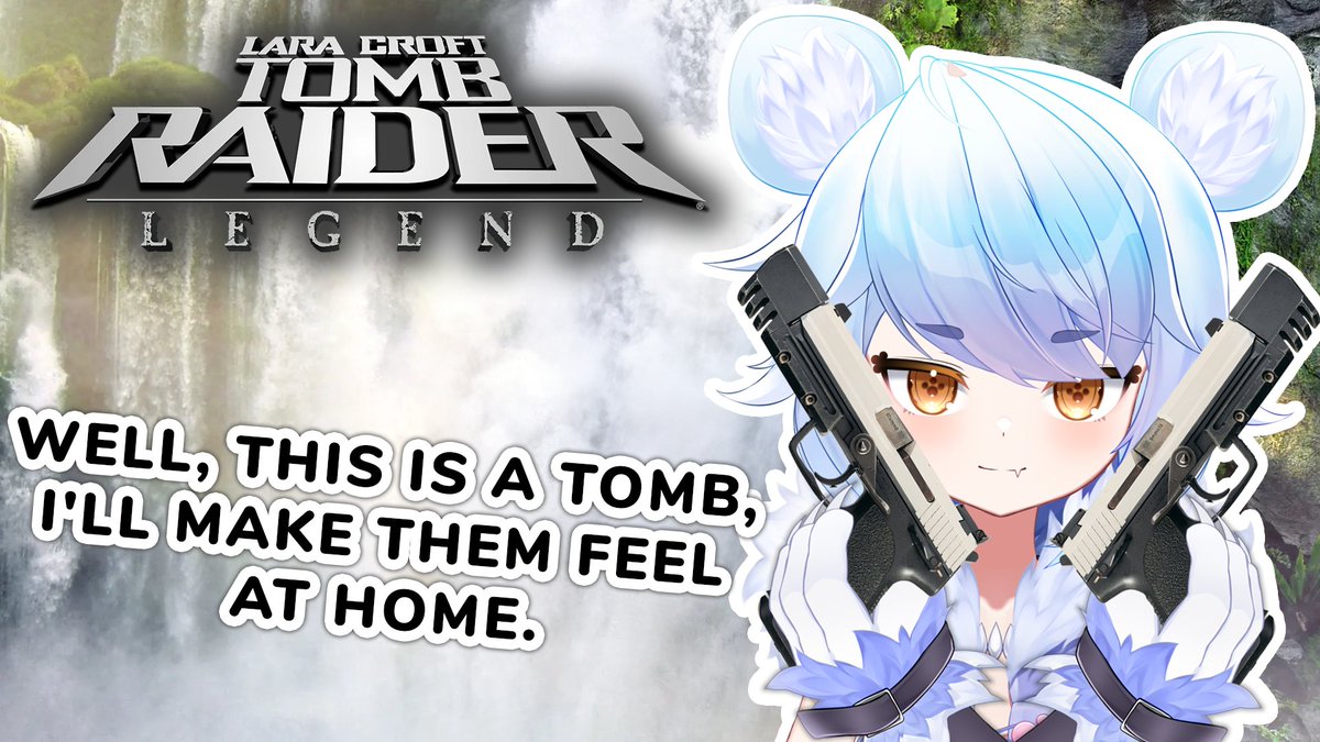 IceySnowpaws's tweet photo. IN LESS THAN 30 MIN I'LL BE PLAYING TOMB RAIDER LEGEND!! LET'S RAID TOMBS TOGETHER WOOO https://t.co/3YCgbzTaYK