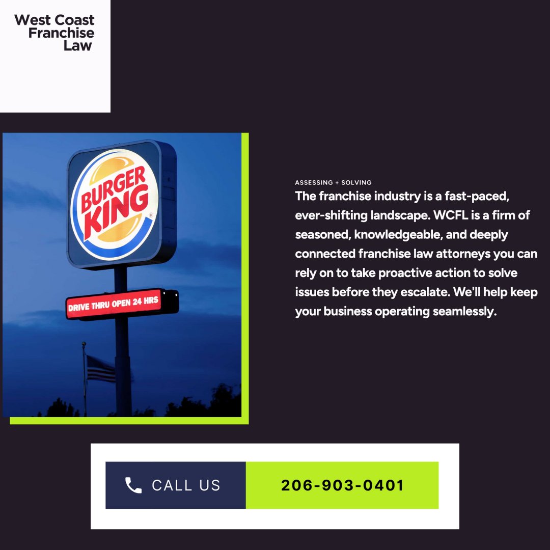 WestCoastFranch's tweet photo. The franchise industry is a fast-paced, ever-shifting landscape. 
We'll help keep your business operating seamlessly.

📞Do you have questions about franchising?
Contact Franchise Law Attorney Nate Riordan today nate@westcoastfranchiselaw.com or 206-903-0401 https://t.co/r9IhYhRVj6
