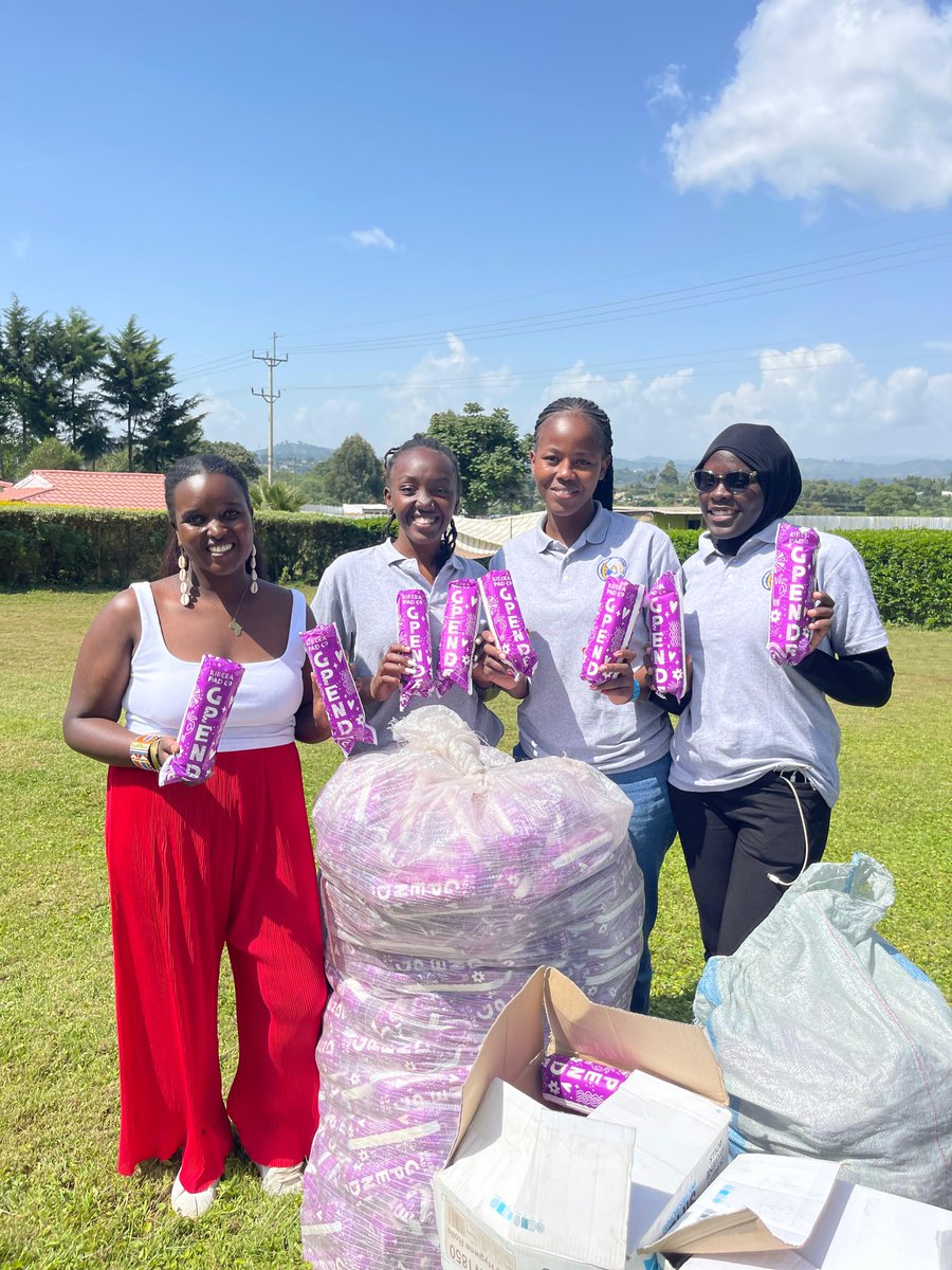 polycomdev's tweet photo. their menstrual health with dignity, @polycomdev proudly donated 500 pads, each a promise to support 500 girls in the community, through our production from #KiberaPadCo. Beyond the donations, the day was filled with mentorship sessions, where Polycom Girls' mentors engaged https://t.co/Gf9dAG3sKr