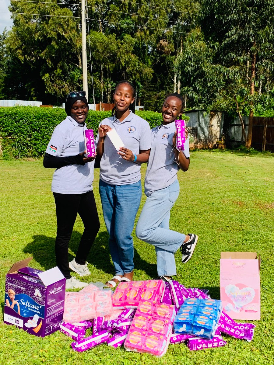 polycomdev's tweet photo. their menstrual health with dignity, @polycomdev proudly donated 500 pads, each a promise to support 500 girls in the community, through our production from #KiberaPadCo. Beyond the donations, the day was filled with mentorship sessions, where Polycom Girls' mentors engaged https://t.co/Gf9dAG3sKr