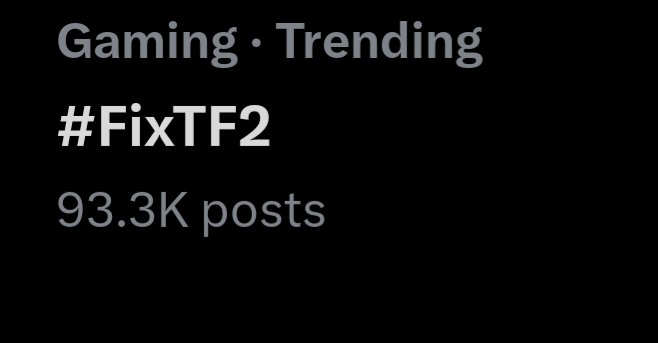TheUnusualLee's tweet photo. Coming up to 100k posts for #fixtf2 👀 https://t.co/Ft1lCByHzR