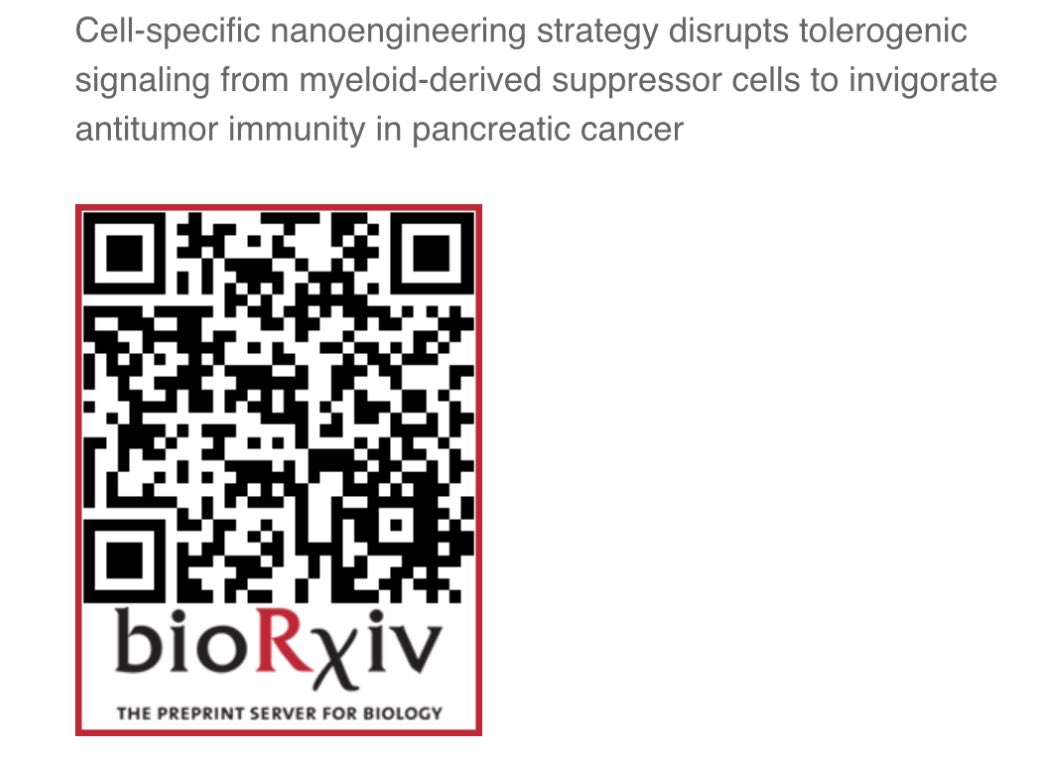 Jash Datta, MD (@drjashdatta) on Twitter photo 🚨New preprint <a href="/biorxivpreprint/">bioRxiv</a> from #DattaLab <a href="/SylvesterCancer/">Sylvester Comprehensive Cancer Center</a> highlighting our nanoengineering strategy to disrupt tolerogenic sgnling from neutrophilic #MDSCs WITHOUT provoking neutropenia or myelopoeitic adaptations in PDAC➡️ Achilles Heel of myeloid-directed immunotx #pancsm 🚨New preprint <a href="/biorxivpreprint/">bioRxiv</a> from #DattaLab <a href="/SylvesterCancer/">Sylvester Comprehensive Cancer Center</a> highlighting our nanoengineering strategy to disrupt tolerogenic sgnling from neutrophilic #MDSCs WITHOUT provoking neutropenia or myelopoeitic adaptations in PDAC➡️ Achilles Heel of myeloid-directed immunotx #pancsm