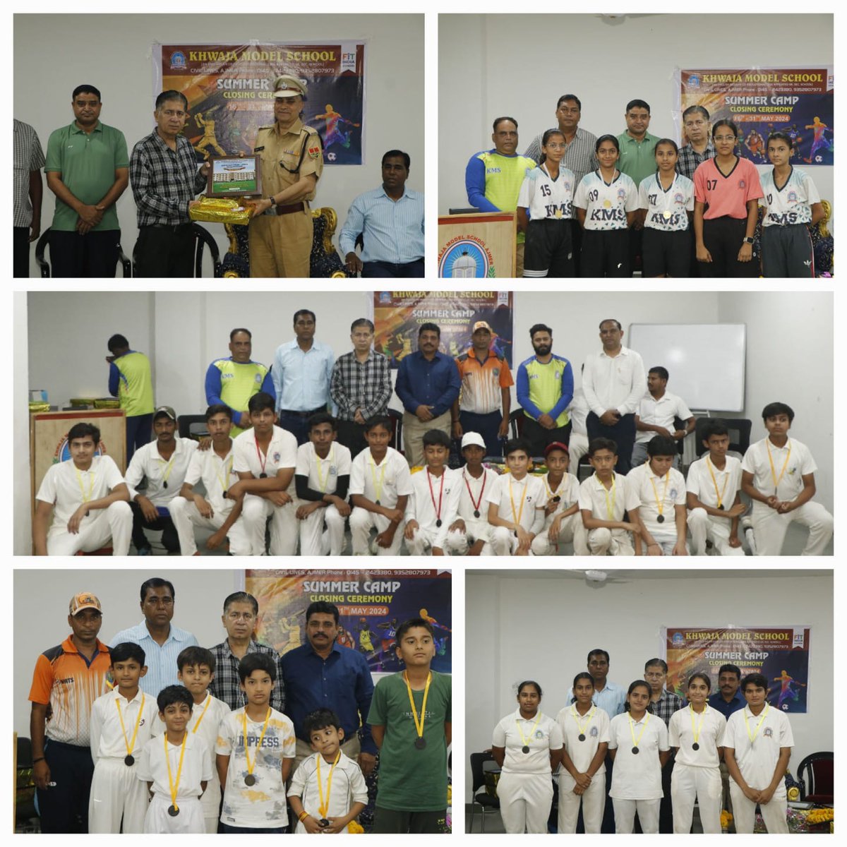KhwajaModel's tweet photo. Khwaja Model School,Ajmer- Closing Ceremony of Summer Camp - Chief Guest - Mr Mahmood Khan-Addl.S.P.,Raj.Police https://t.co/K2sNncnVwL