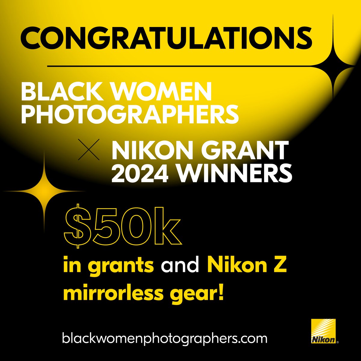 Celebrating the third year of the <a href="/BlkWomenPhoto/">Black Women Photographers™️</a> x Nikon grant with pride as we reveal this year's winners!

Congratulations to the recipients selected by the <a href="/BlkWomenPhoto/">Black Women Photographers™️</a> panel, and a special out to all applicants:blackwomenphotographers.com/grant-fund