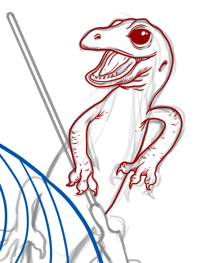 There's geckos in my house #wip