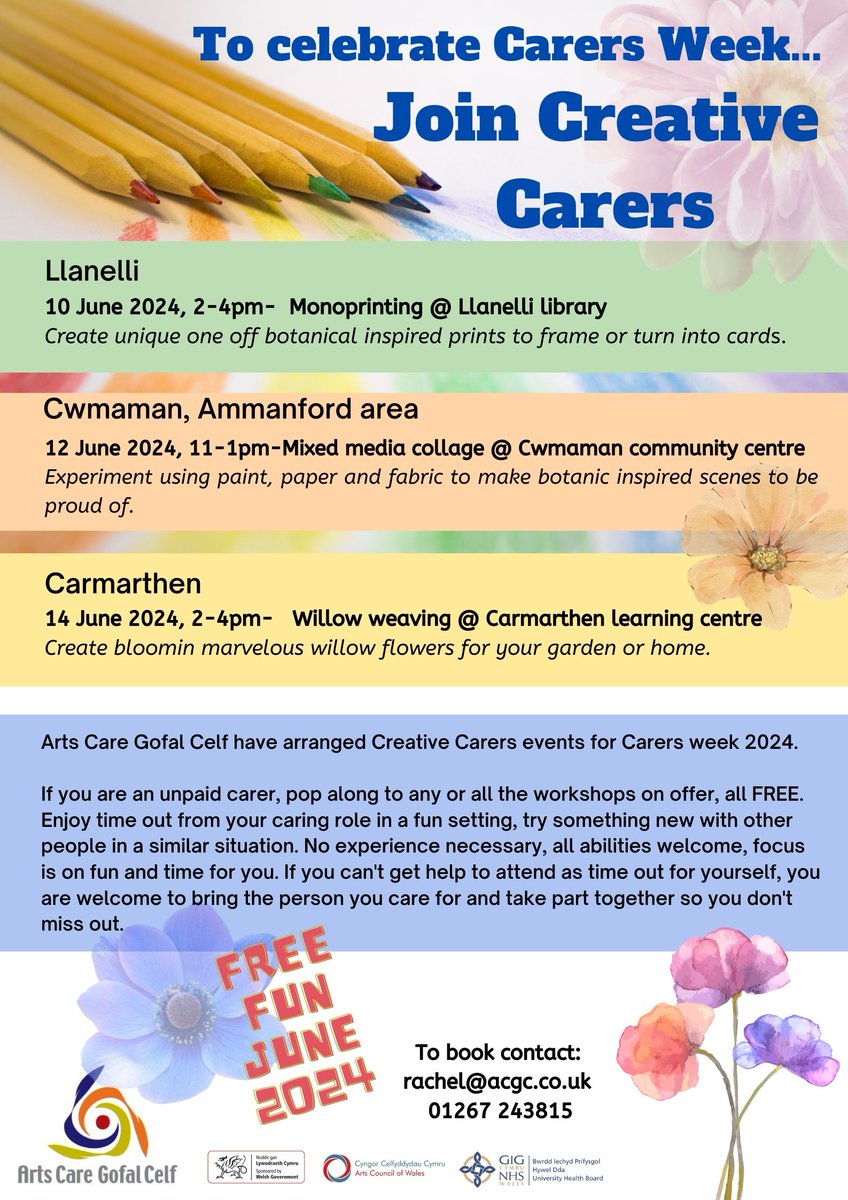 Arts Care Gofal Celf tweet media
