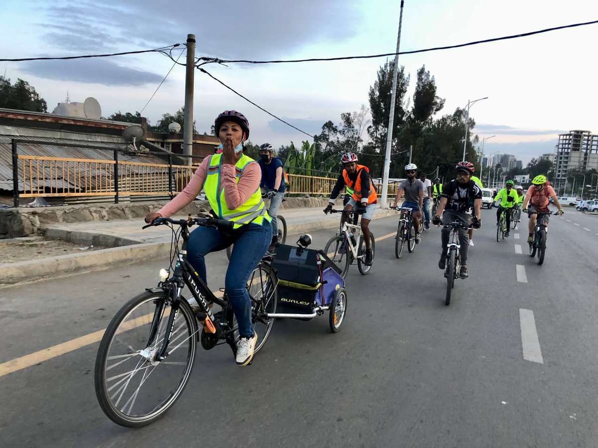 In addition to improvements to air quality and low carbon development #pedalpower #worldBycleDay #bikeyourwaytofreedom