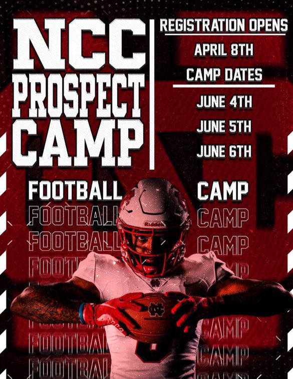 I will be competing at the North Central mega camp tomorrow afternoon, June 4th OL/DL
<a href="/CoachStuedemann/">Eric Stuedemann</a> <a href="/football_ncc/">NCC Football</a> <a href="/OLMafia/">OL MAFIA</a> <a href="/EDGYTIM/">Timothy “EDGYTIM” OHalloran</a> <a href="/PrepRedzoneIL/">Prep Redzone Illinois</a> <a href="/OJW_Scouting/">Oliver James West</a> @MidwestFootbal1