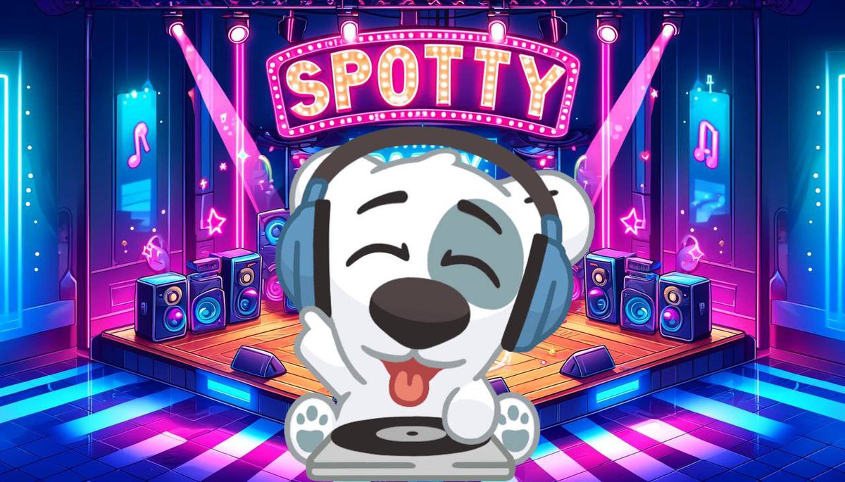 SpottyTON's tweet photo. $SPOTTY is awake and ready to start the party🐶🍾

Like the DJ dropping the beat, $SPOTTY is setting the pace for the next big wave on $TON 🚀 

Join our Tg: https://t.co/IIjc7eMIWa https://t.co/PzUGGlCsSZ