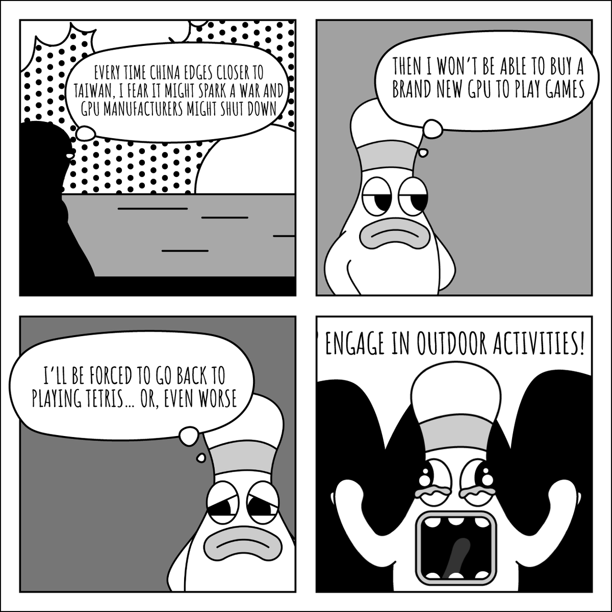 kxlimist's tweet photo. True gamers be like #gamedev https://t.co/q272sCSqbW
