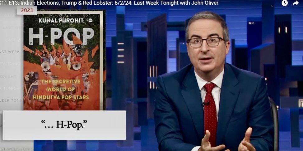 Can scarcely believe this has happened and that #HPop has traveled this far. 

Gratitude. ❤️

@swatichopra1 @HarperCollinsIN @jilpanz @LastWeekTonight #JohnOliver