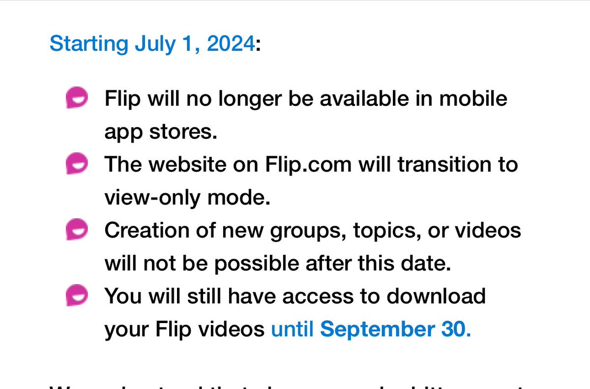 Heartbreaking news from <a href="/MicrosoftFlip/">Flip</a> today. 💔 <a href="/MicrosoftEDU/">Microsoft Education</a> #Flipsider