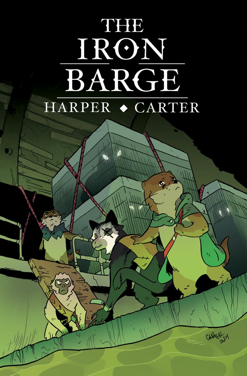 This is a huge week. 

The deluxe edition of HAPHAVEN by me and @LouieJoyce hits book shelves from <a href="/OniPress/">Oni Press</a>, while at the same time THE IRON BARGE by me and Meaghan Carter hits Kickstarter. 

I can't wait to share these adventures with y'all.