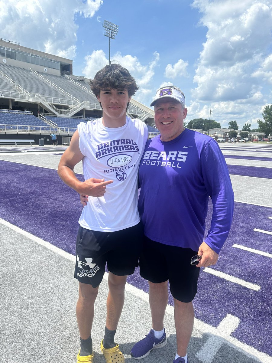 C07768579Cox's tweet photo. UCA Football Camp https://t.co/iKLVEnvSjg