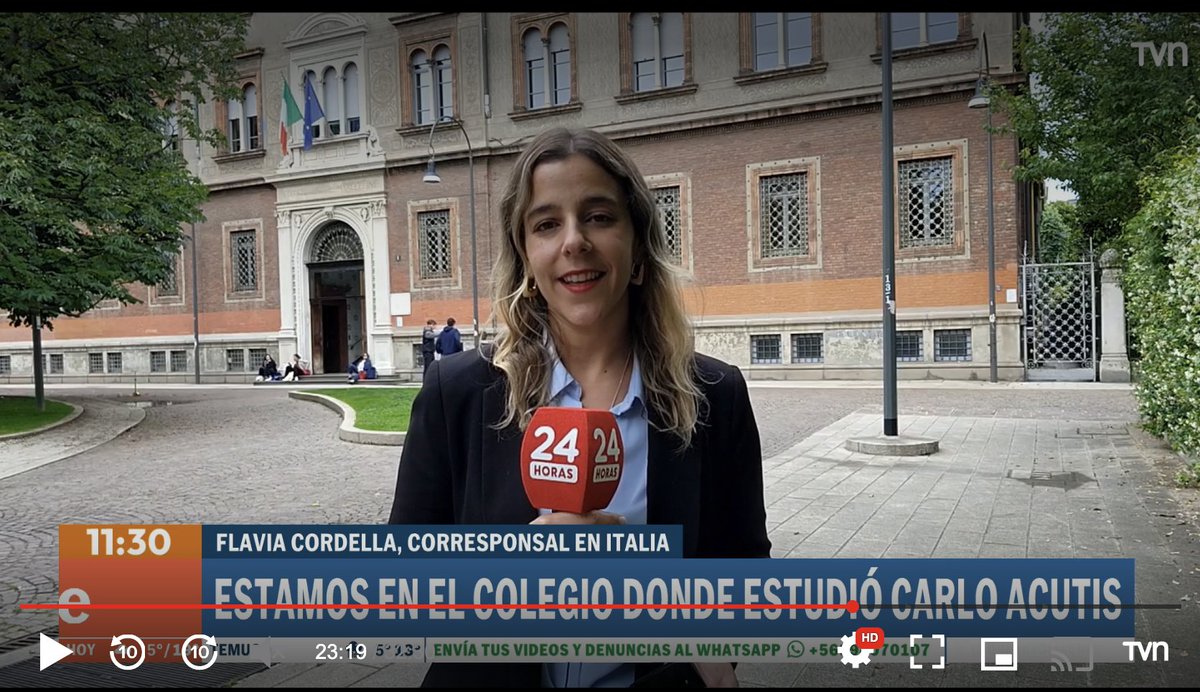 Hace unos días en el <a href="/BuenosDiasTVN/">Buenos Días a Todos</a> hablando sobre el #SantoMillenial Carlo Acutis