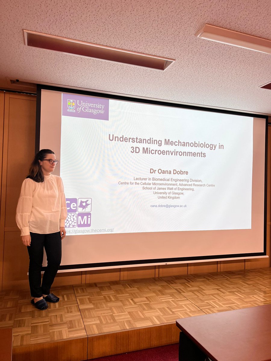 Oana Dobre (@oanadobre8405) on Twitter photo Happy to have the opportunity to give a talk about my group research work to Prof Tanaka's lab <a href="/KyushuUniv_EN/">Kyushu University</a> <a href="/UofGlasgow/">University of Glasgow</a> <a href="/theglasgowcemi/">Centre for the Cellular Microenvironment</a> Happy to have the opportunity to give a talk about my group research work to Prof Tanaka's lab <a href="/KyushuUniv_EN/">Kyushu University</a> <a href="/UofGlasgow/">University of Glasgow</a> <a href="/theglasgowcemi/">Centre for the Cellular Microenvironment</a>
