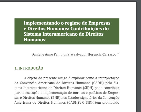 Salvador Herencia-Carrasco (@sherencia77) on Twitter photo Agradeço à equipe editorial <a href="/dh_pucpr/">Clínica de Direitos Humanos PUCPR</a> por publicar este artigo, escrito com a minha colega <a href="/DaniAPamplona/">Danielle Anne Pamplona</a>. Aqui refletimos sobre o impacto do Sistema Interamericano no desenvolvimento do regime de #BizHumanRights na América Latina.
Podem ler o libro, aqui: clinicadh.com.br/post/lan%C3%A7… Agradeço à equipe editorial <a href="/dh_pucpr/">Clínica de Direitos Humanos PUCPR</a> por publicar este artigo, escrito com a minha colega <a href="/DaniAPamplona/">Danielle Anne Pamplona</a>. Aqui refletimos sobre o impacto do Sistema Interamericano no desenvolvimento do regime de #BizHumanRights na América Latina.
Podem ler o libro, aqui: clinicadh.com.br/post/lan%C3%A7…