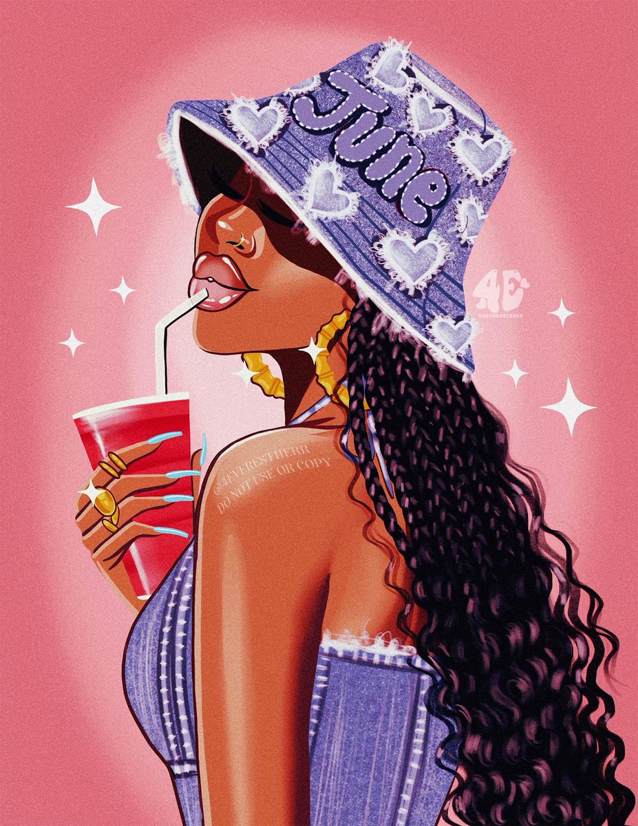 HAPPY NEW MONTH 💕
#June #Newmonth #blackart