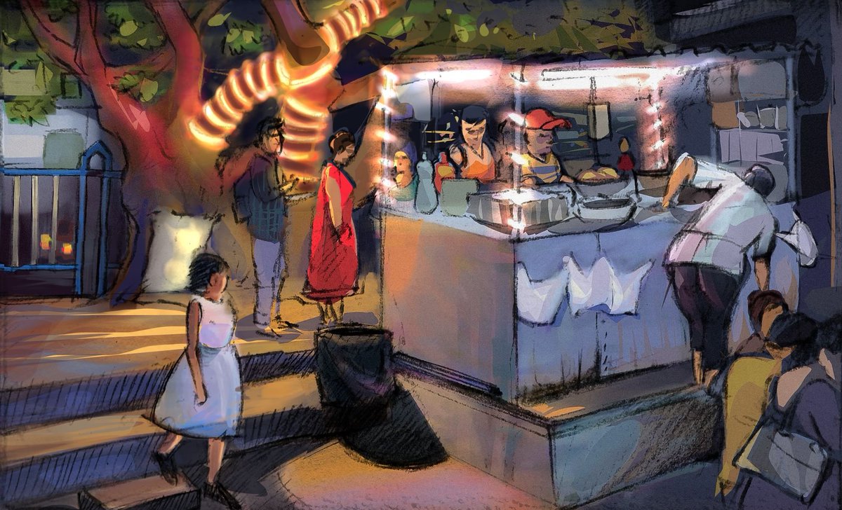 Draw_toon17's tweet image. Illustration/Colour key practice...