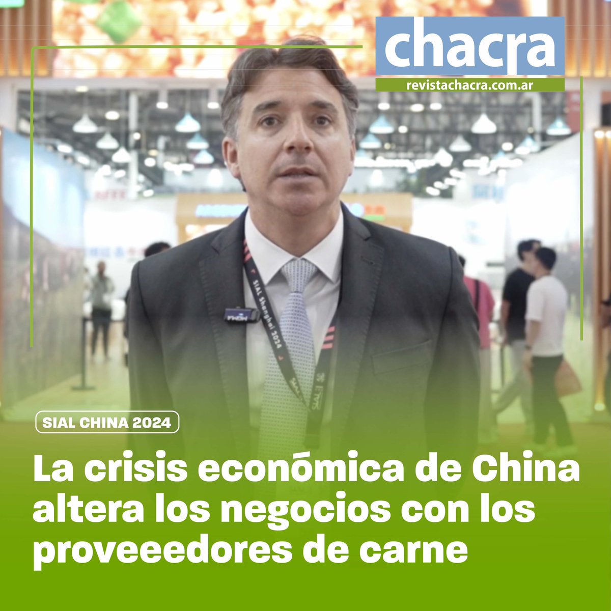 👉🏼La crisis económica de China altera los negocios con los proveeedores de carne👈🏼

El representante del frigorífico ArreBeef de Argentina, hace una síntesis de las condiciones que dificultan los negocios con el principal comprador de carne argentina, como es la propia China.