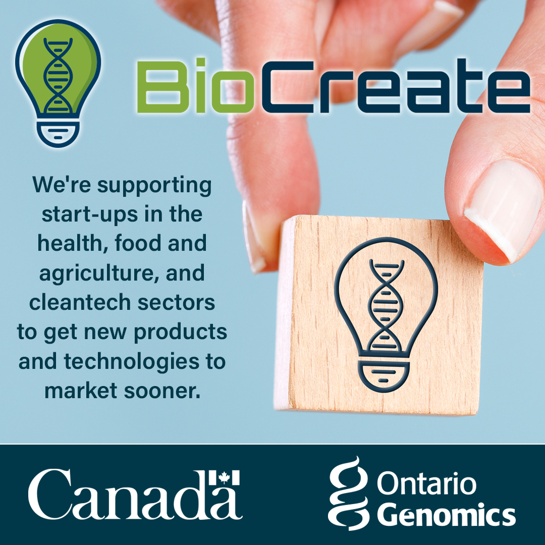 ontariogenomics's tweet photo. 🚀 Calling all #biotech innovators! #BioCreate is here to accelerate your startup's journey. Get funding, mentorship, and more! Apply now: https://t.co/Fj10sw3c2W #Genomics #Innovation https://t.co/aR3XgdIcGE