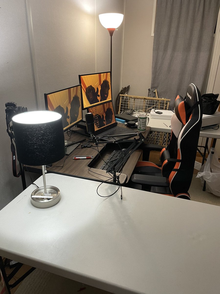 BurnsyMMS's tweet photo. Clean office vibes today 😌

#smallbusiness #videographer https://t.co/IjWCWwxnQh