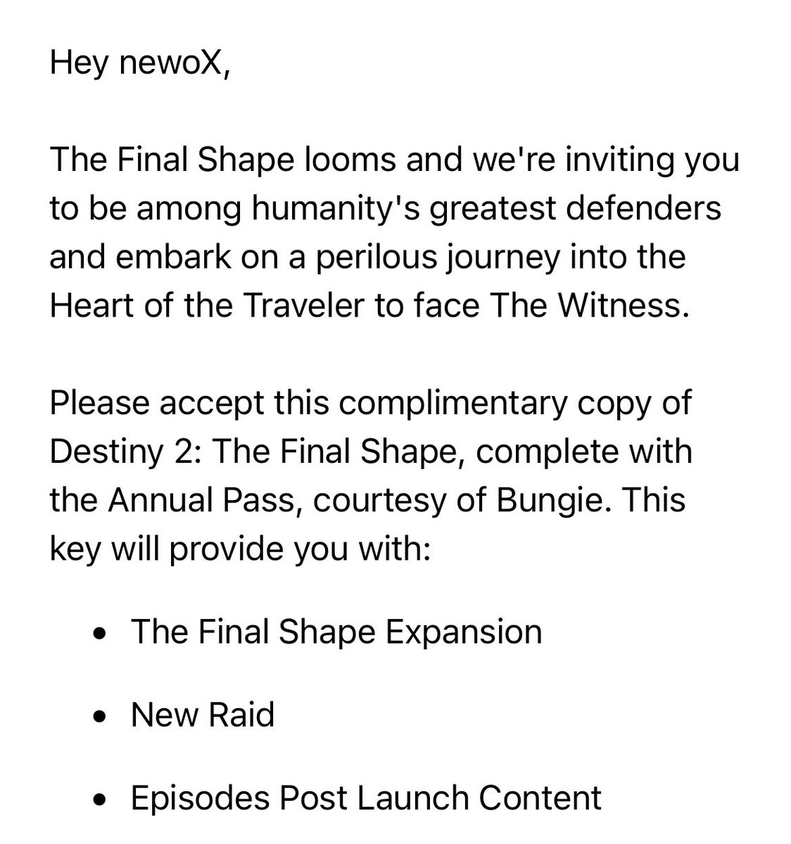 kneewoah's tweet image. oh yeah I forgot…

I am giving away 1 annual pass Final Shape code, any platform thanks to @Bungie #bungiecreator

to enter:

- like
- retweet
- comment favorite your favorite color in the alphabet on a scale of 1-10

optional but appreciated:
- follow twitct.tv/newox
