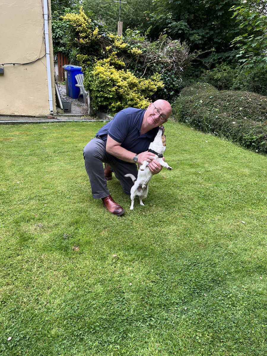 simboyse's tweet photo. Did anyone ever say: Simon likes Jack Russell’s 

Out on the canvass today in Ballycross 

Had to call into The Little Saltee Restaurant &amp; Takeaway for their marvellous fish and chips 

Let Boyse Be Your Voice! https://t.co/EFKbbTQFpU