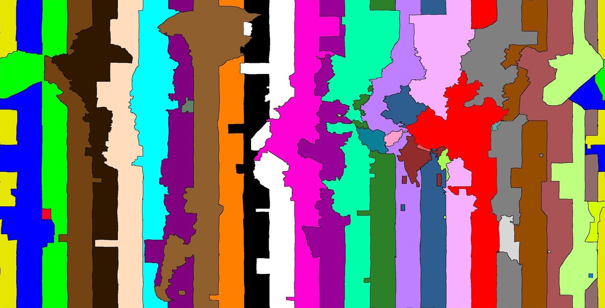 A world map of time zones