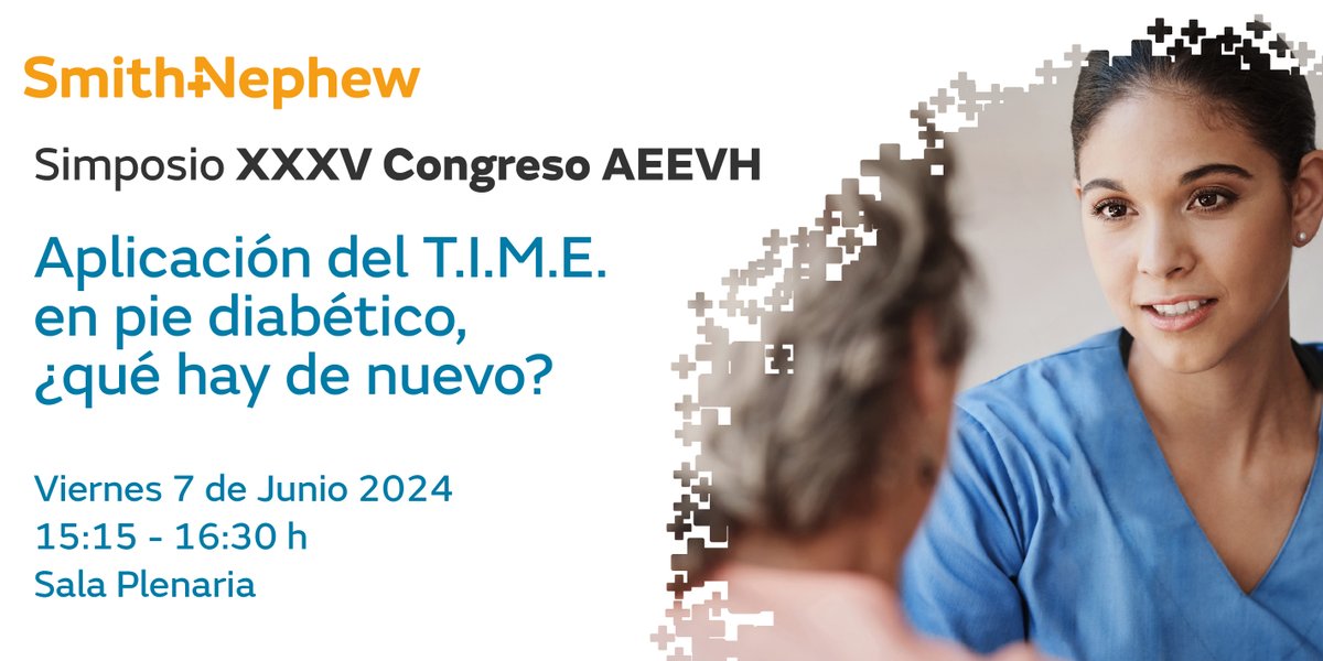 ¿Puede el protocolo T.I.M.E influir en la cicatrización de las úlceras del pie diabético? Únase al debate en el Congreso <a href="/AEEVH_es/">AEEVH</a>
Visita nuestro stand y no olvides preguntarnos cómo estamos dando forma a lo que es posible en heridas de difícil curación.
bit.ly/4c5kzDy