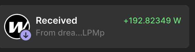 Anyone know why I would have been dropped 192 $W?