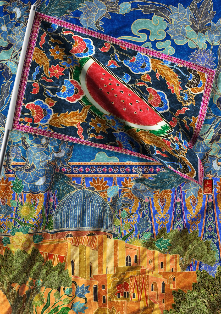 ArifRafhanDraw's tweet image. Free 🍉 Batik Wallpaper